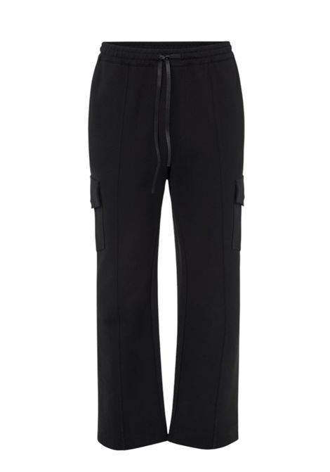 Couli Cargo Fit Trousers in herringbone wool blend ICEBERG JEANS | Trousers | B021PPM19000